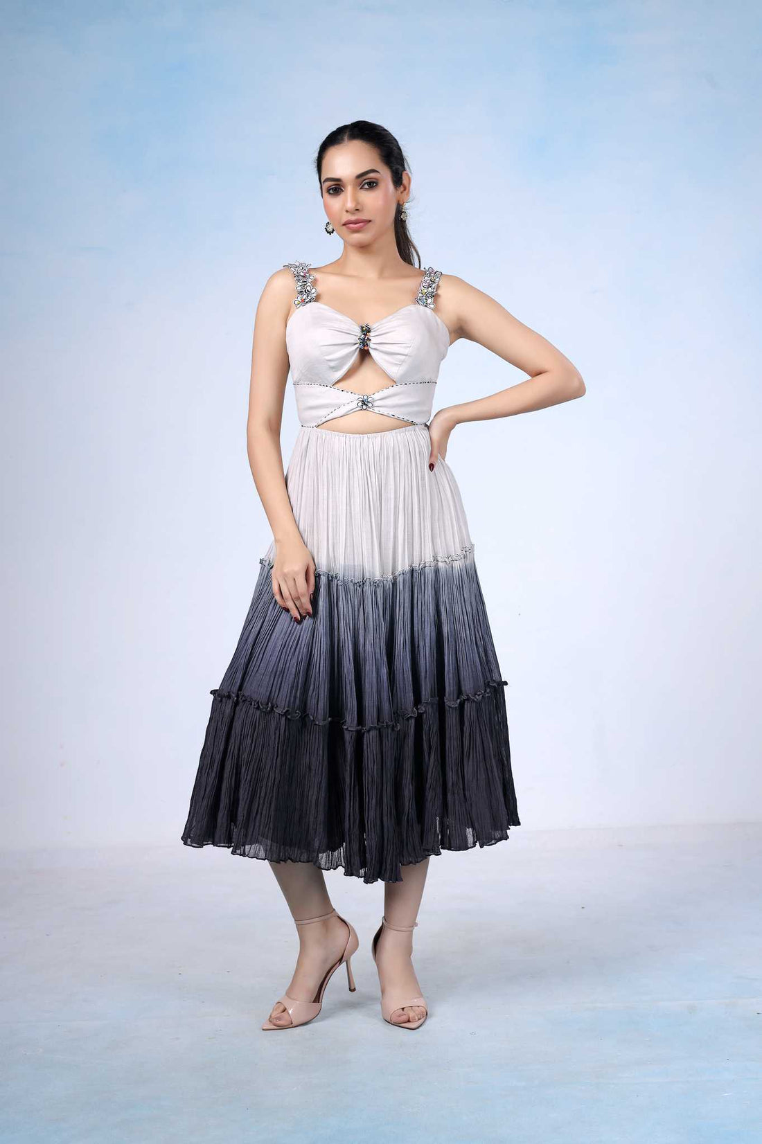 Smokey Grey Ombre Dress