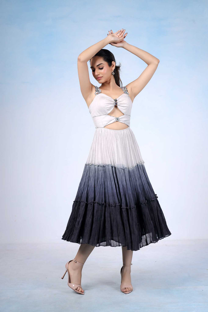 Smokey Grey Ombre Dress