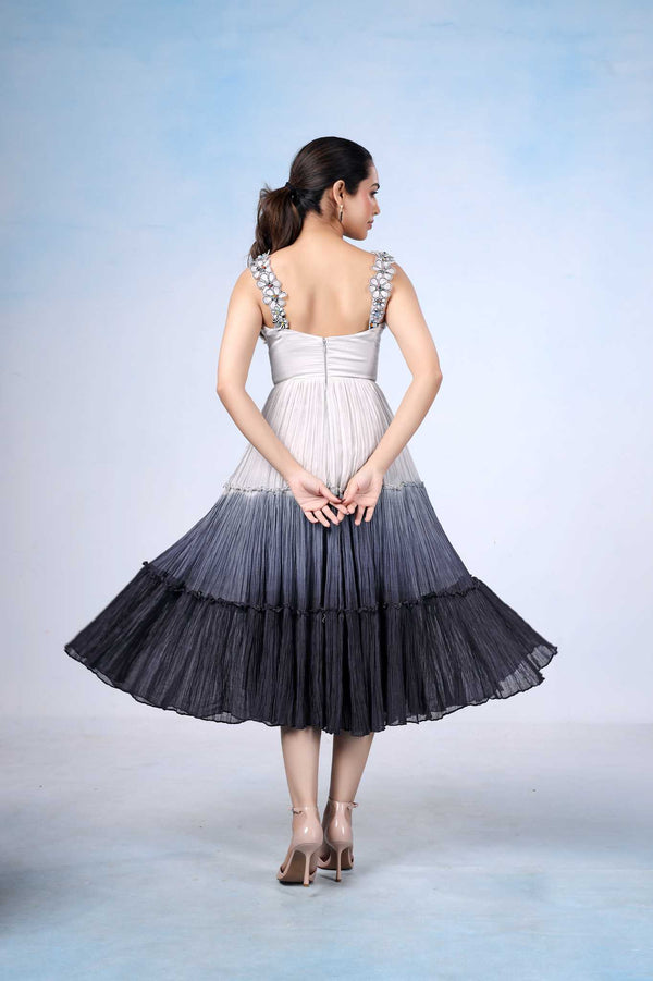 Smokey Grey Ombre Dress