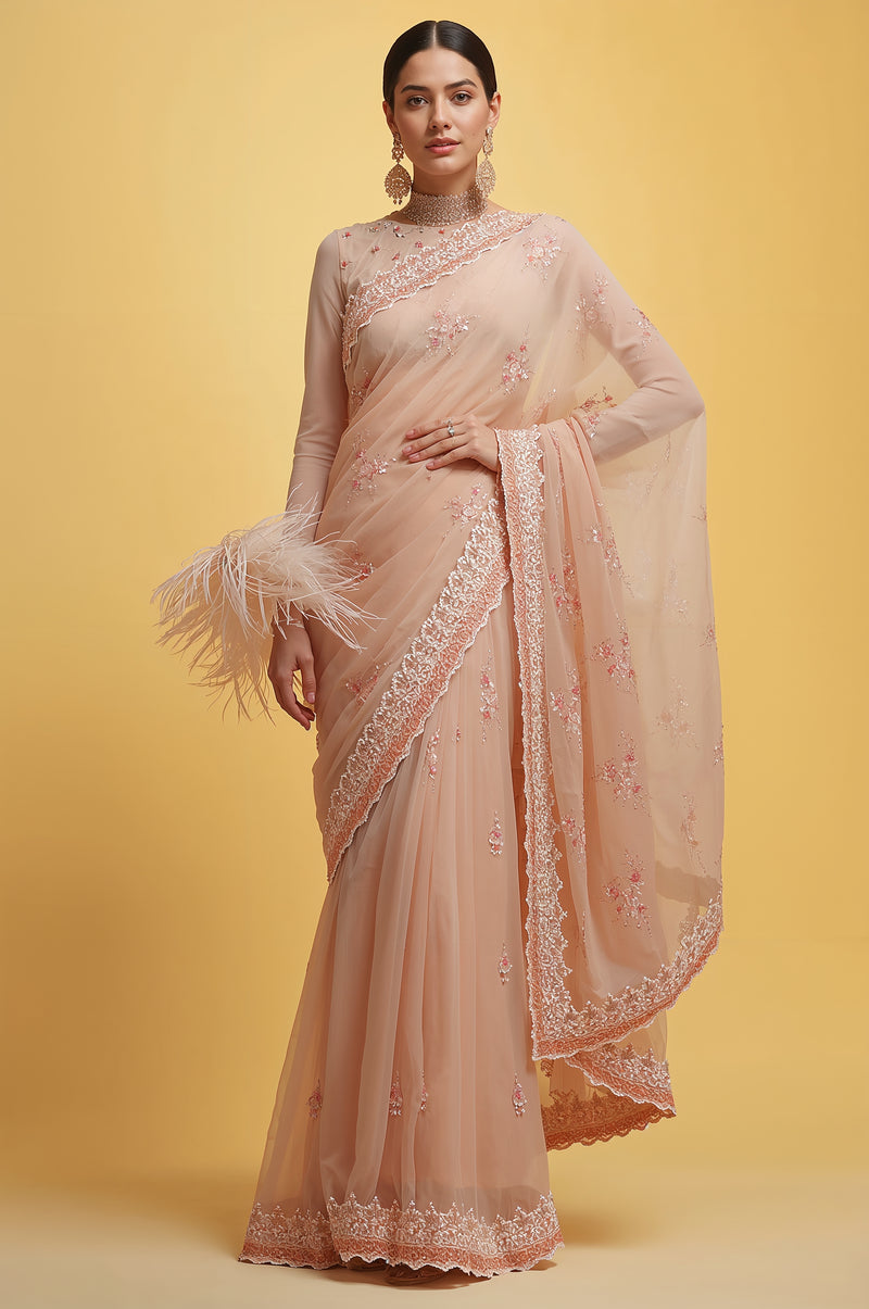 Floral Printed Casual Saree